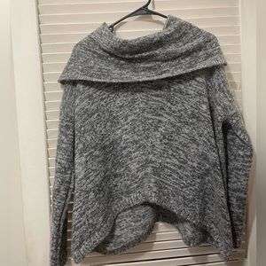 EXPRESS Slouchy Sweater - Heather Gray - Size XS/S